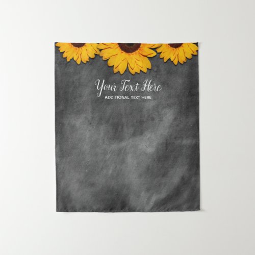 Rustic Sunflower Wedding Photo Booth Backdrop