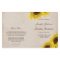 Rustic Sunflower Wedding Programs
