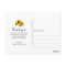 Rustic Sunflower Wood Grain Baby Shower Thank You