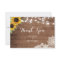 Rustic Sunflower Wood String Lights Lace Mason Jar