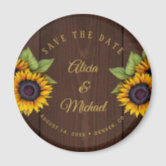 Rustic Country Save the Date Magnets