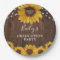 Rustic Sunflowers & Lights Photo Graduation Party