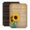 Rustic Sunflowers Mason Jar Country Wedding