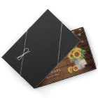 Rustic Sunflowers Mason Jar String Lights Wedding