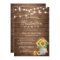 Rustic Sunflowers String Lights Graduation Party
