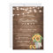 Rustic Sunflowers String Lights Graduation Party