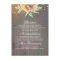 Rustic Sunflowers Wedding Information Guest Card
