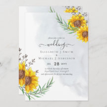 Rustic Sunflowers Woodland Barn Budget Wedding
