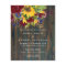 Rustic Sunflowers Yellow Burgundy Floral Wedding