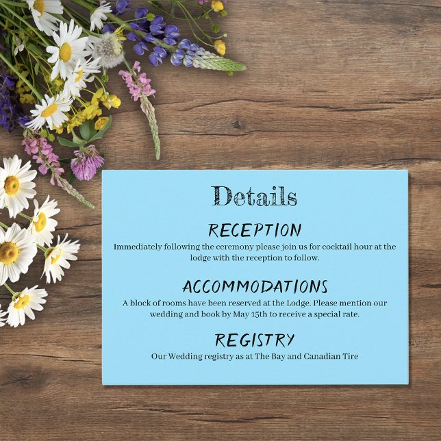 Rustic Sunset Vintage Loons Lake Wedding Enclosure Card (Creator Uploaded)