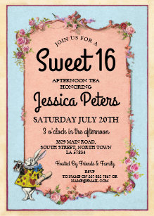 afternoon tea invitations zazzle