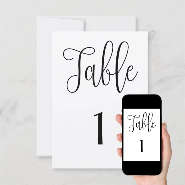 Rustic table number kraft. Modern country wedding Zazzle
