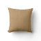 Rustic Tan Faux Burlap Accent Pillow