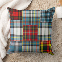 Rustic tartan patchwork bright