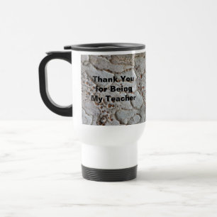 Rustic Teacher Appreciation Nature Photo Thank You Travel Mug