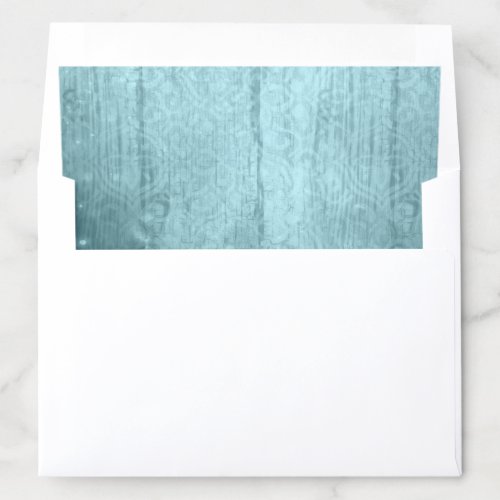 Rustic Teal Blue_Green Envelope Liner