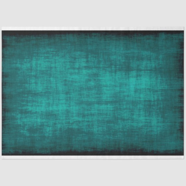 Rustic Teal Texture Background lg Decoupage  Tissue Paper (Front)