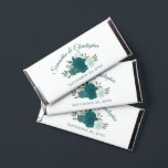 Rustic Teal Watercolor Roses Wedding Thank You Hershey Bar Favors<br><div class="desc">These chocolate bars are a wonderful way to thank your wedding guests. They feature a beautiful boho chic design with a cluster of hand painted watercolor roses in shades of teal, turquoise, and aqua, along with a bevy of garden greenery. The front features the names of the couple and wedding...</div>