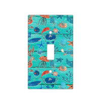 Rustic Teal Wood & Under the Sea Friends Whimsical