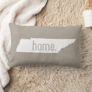 Rustic Tennessee Home State Throw Pillow