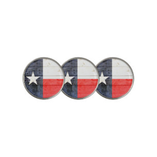 Rustic Texas Flag  Golf Ball Marker