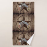 Rustic Texas Star Cowboy Pistols Western Country Bath Towel Set at Zazzle