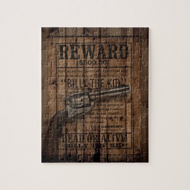 rustic texas star cowboy western country dual gun jigsaw puzzle (Vertical)