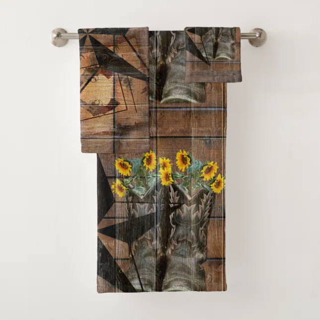 Color Burst Design Bath Towel