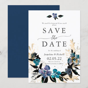 Rustic Text template wedding save the date