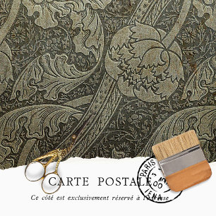 RUSTIC TEXTURE  BROWN FLORAL DECOUPAGE Furniture Tissue Paper