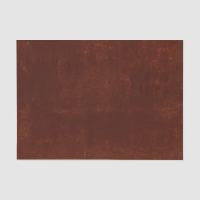 Rustic Texture Country Vintage Rust Decoupage Tissue Paper | Zazzle