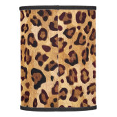 Rustic Texture Leopard Print Lamp Shade (Back)