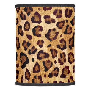 Rustic Texture Leopard Print Lamp Shade