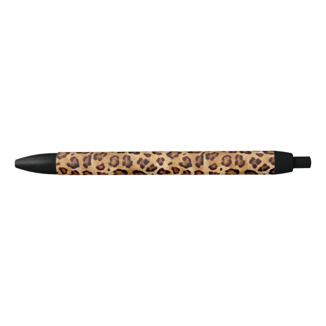 Rustic Texture Leopard Print Pen (Front)