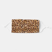 Rustic Texture Leopard Print Spots Adult Cloth Face Mask (Front, Folded)