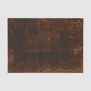 Rustic Texture Vintage Dark Brown Decoupage Tissue Paper