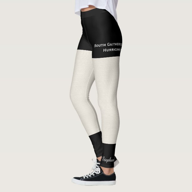 Rustic Textured Burlap with Fake Black Shorts Leggings (Left)