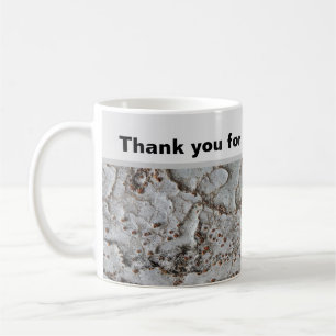 Rustic Thank You Teacher Nature Photo Appreciation Coffee Mug