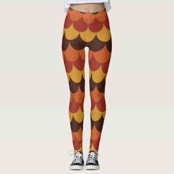 Rustic Thanksgiving Holiday Fall Autumn Colorful Leggings by Home_Sweet_Holiday at Zazzle