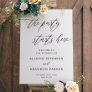 Rustic The Party Starts Here Wedding Sign
