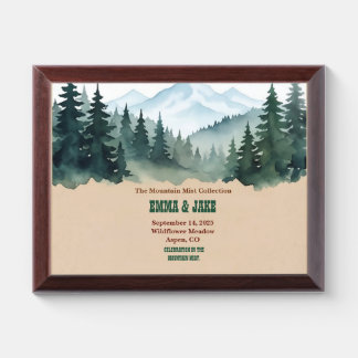 Rustic The Woodland Award Plaque