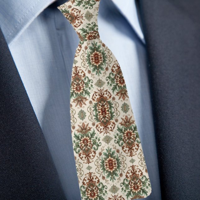 Rustic Traditional Elegant Pattern Neck Tie (Creator Uploaded)