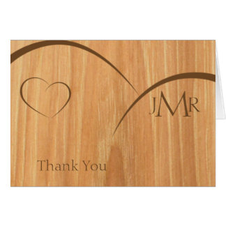 Rustic Tree 5th Anniversary Thank You