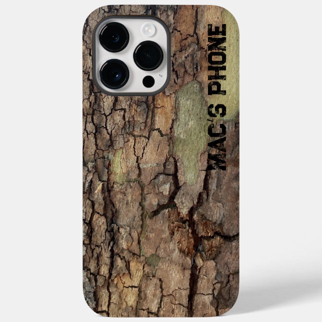 Rustic tree bark, outdoor natural pattern Case-Mat Case-Mate iPhone Case (Back)