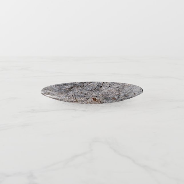 Rustic Tree Bark Photo Trinket Tray (Angled)