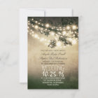 Rustic Tree Branches and Lights Vintage Wedding