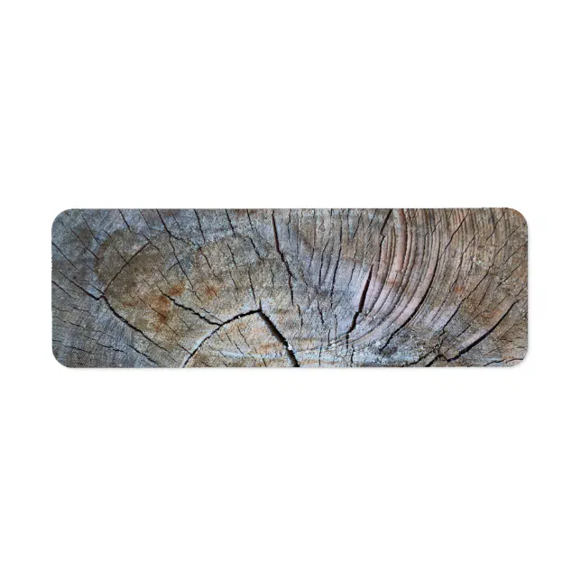 Tree Ring Labels Rustic Tree ring pattern Label | Zazzle