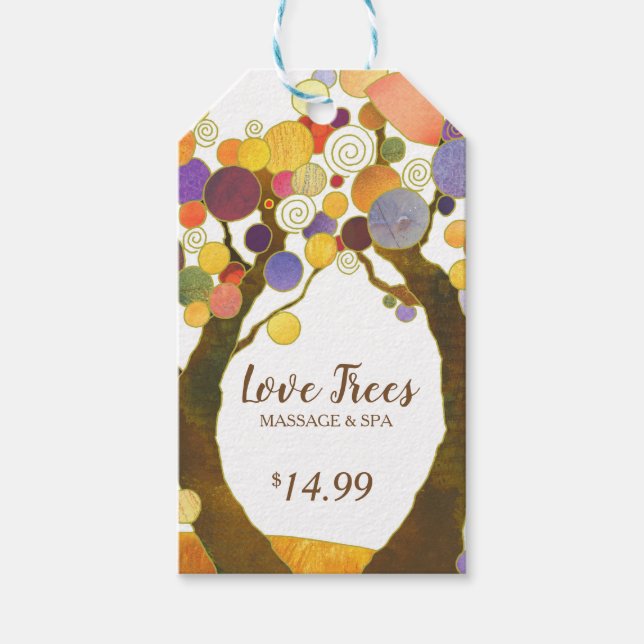 Rustic Trees Business Price Tag (Front)
