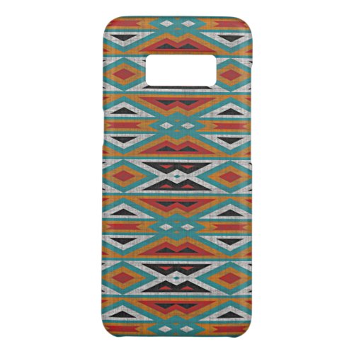 Rustic Tribe Mosaic Native American Indian Pattern Case_Mate Samsung Galaxy S8 Case