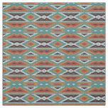 Rustic Tribe Mosaic Native American Indian Pattern Fabric